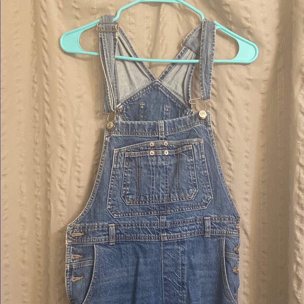 American Eagle denim overalls